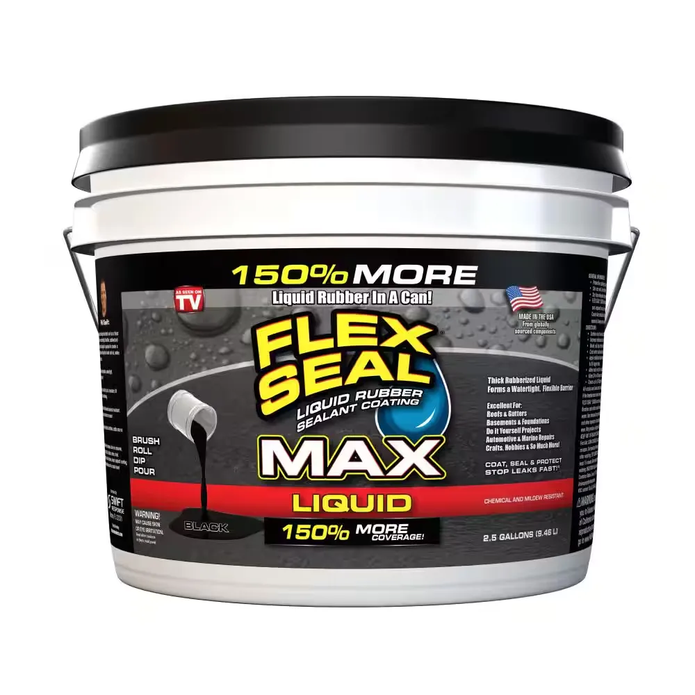 Flex Seal LFSMAXWHT02 Flex Liquid Max White 2.5 Gal.