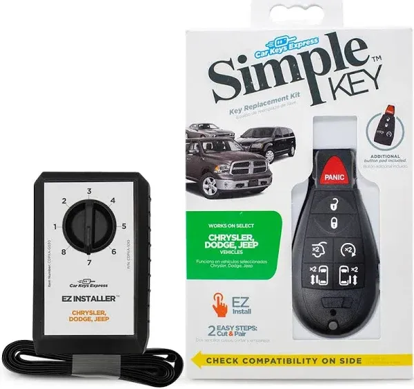 Car Keys Express Simple Key Programmer and Key Fob