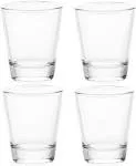 BCnmviku 1.5 oz Shot Glasses Sets with Heavy Base, Clear Shot Glass (4 Pack)