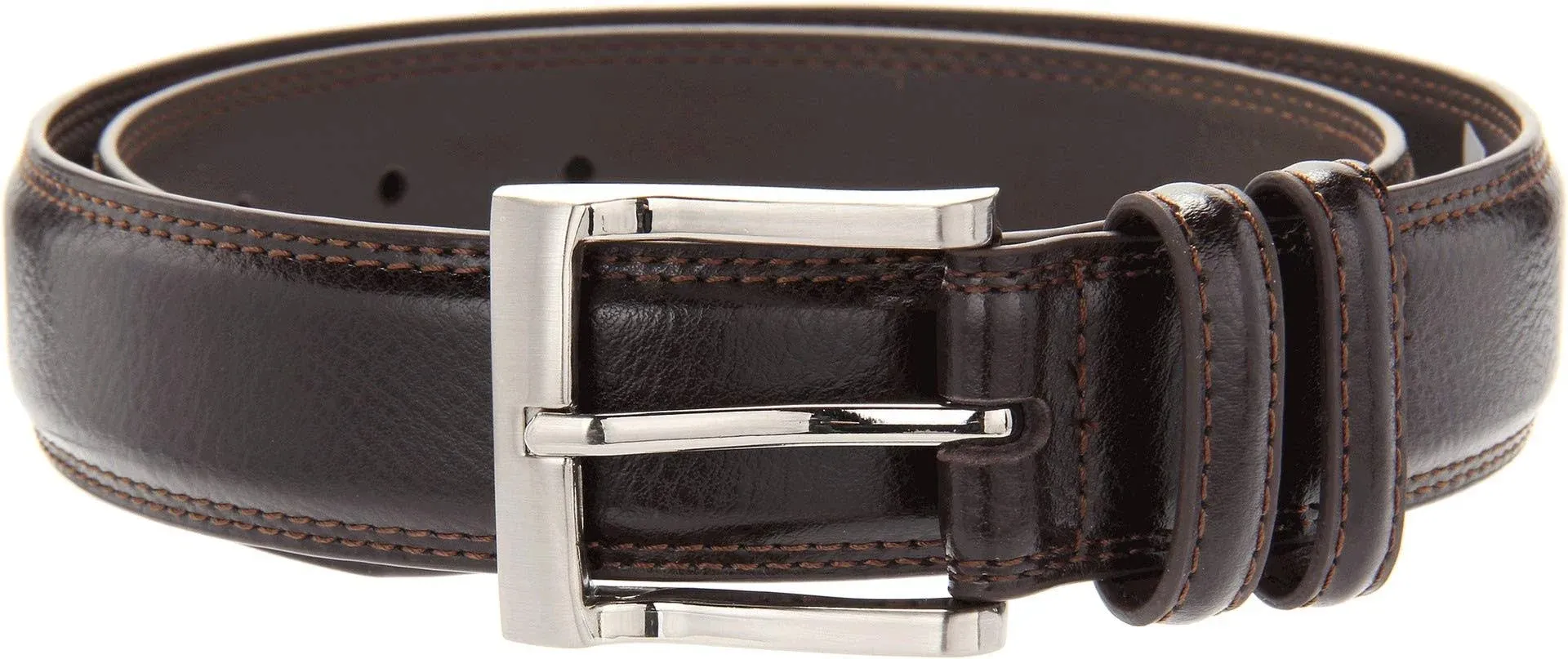 Florsheim Men's Pebble Grain Leather Belt