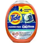 Tide Ultra Oxi Power Pods with Odor Eliminators for Visible and Invisible Dirt Laundry Detergent Pacs