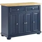 Madison Kitchen Island Navy - Crosley