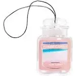 Yankee Candle Pink Sands Car Jar Air Freshener, Fresh Scent