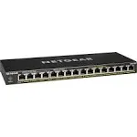 Netgear GS316P 16-Port Gigabit PoE+ Compliant Unmanaged Switch