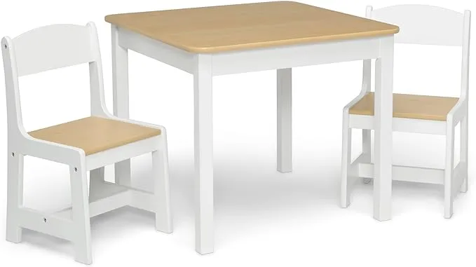 Delta Children MySize Kids Wood Table and Chair Set