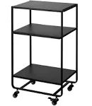 Yamazaki Tower Rolling Utility Cart - Black