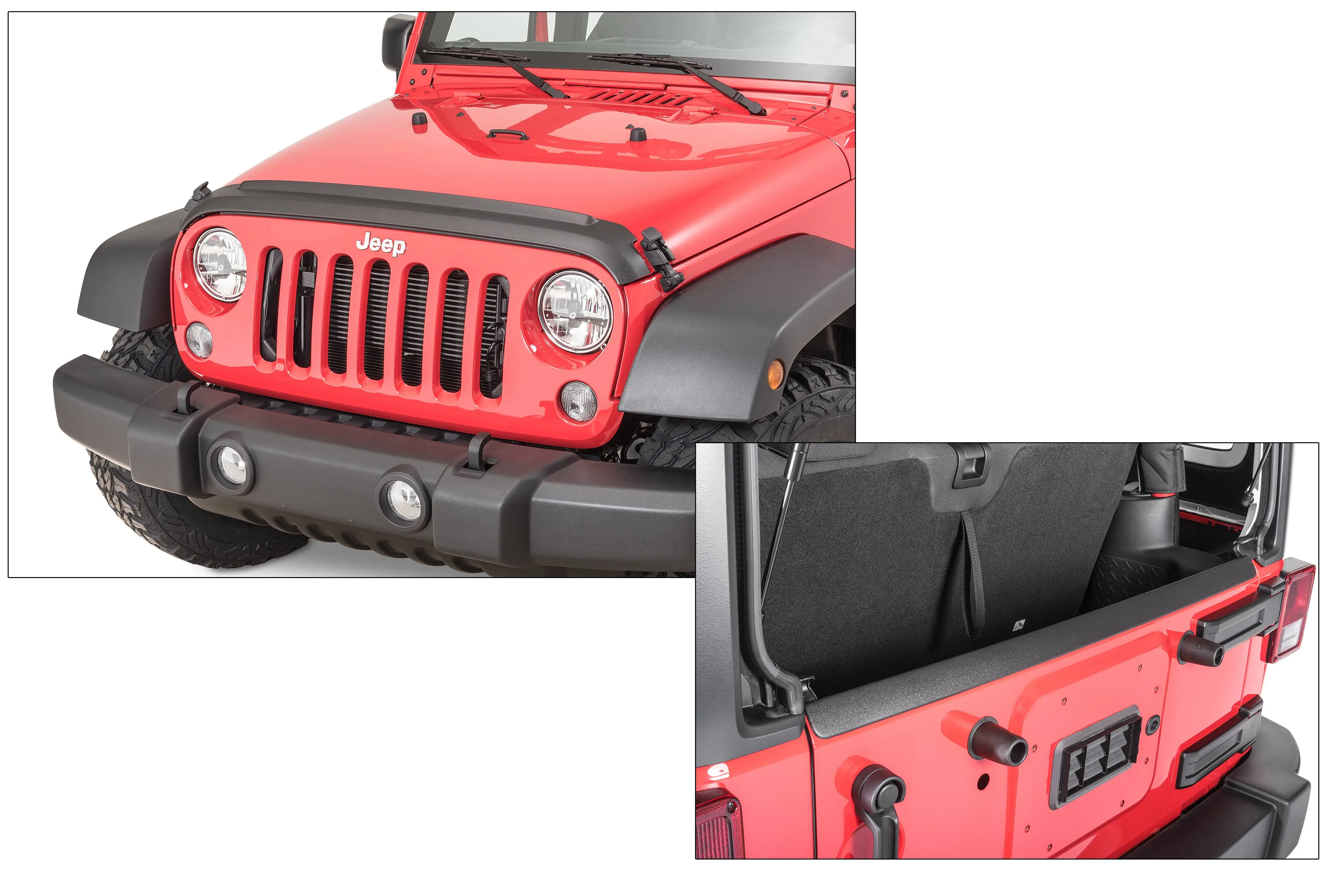 Bushwacker Trail Armor Jeep Hood & Tailgate Protector 14013