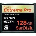 SanDisk Extreme Pro - Flash Memory Card - 128 GB - CompactFlash