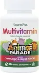 Nature's Plus Children's Animal Parade Multi-Vitamin & Mineral Supplement Chewables, Tablets, Assorted - 180 count