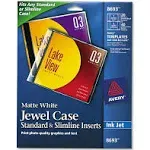 Avery Inkjet Cd-DVD Jewel Case Inserts