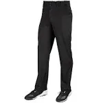 Champro Triple Crown Youth Open Bottom Baseball Pants - Black - Large