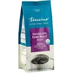 Teeccino Dandelion Dark Roast Herbal Coffee