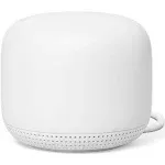 Nest WiFi Point - Wi-Fi Extender and Smart Speaker - Works with Nest WiFi and Google WiFi Home Wi-Fi Systems - Requires Router Sold Separately - Snow (Renewed)