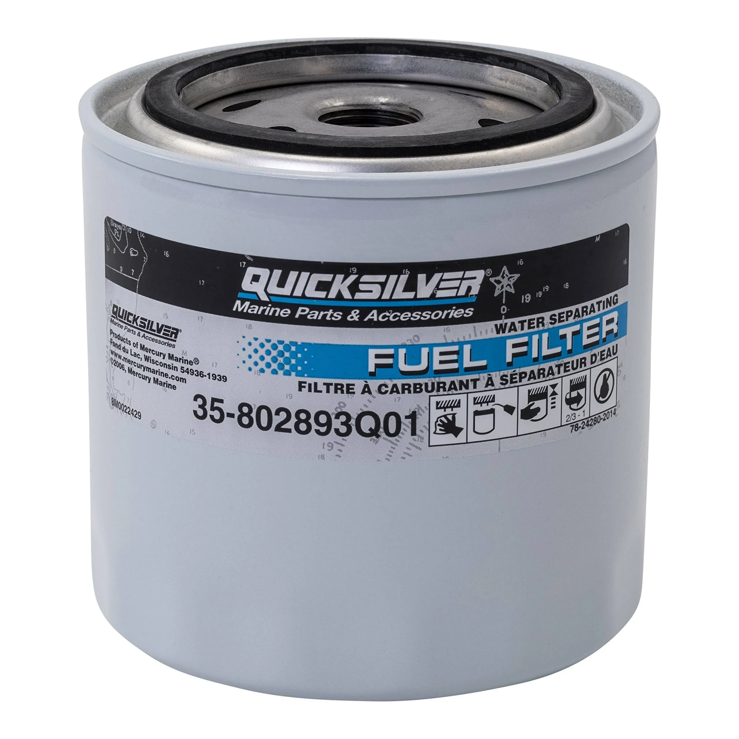 Quicksilver Water Separating Fuel Filter 35-802893Q01