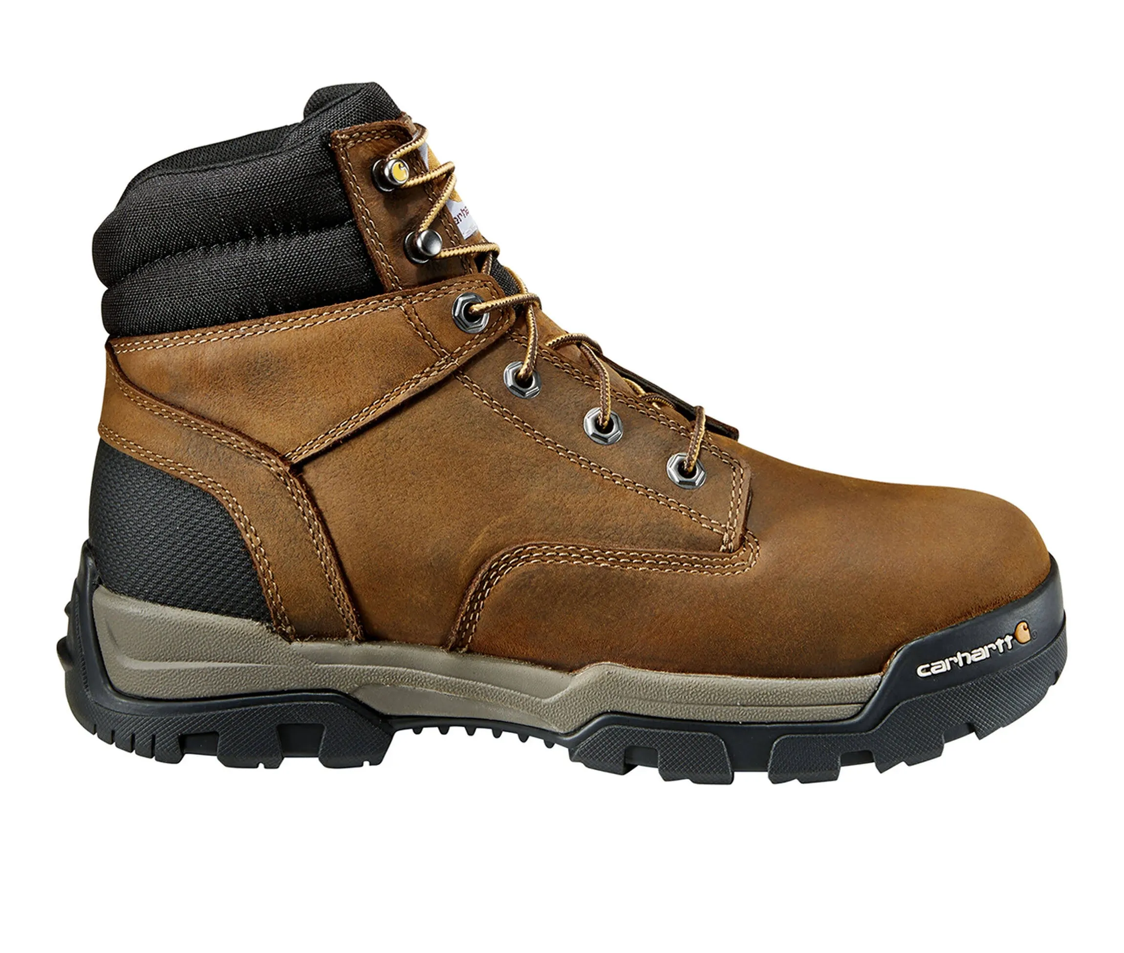 Carhartt Men's Ground Force Waterproof 6 inch Work Boot - Soft Toe - Brown 12(M)