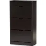 Baxton Studio Cayla Shoe Cabinet