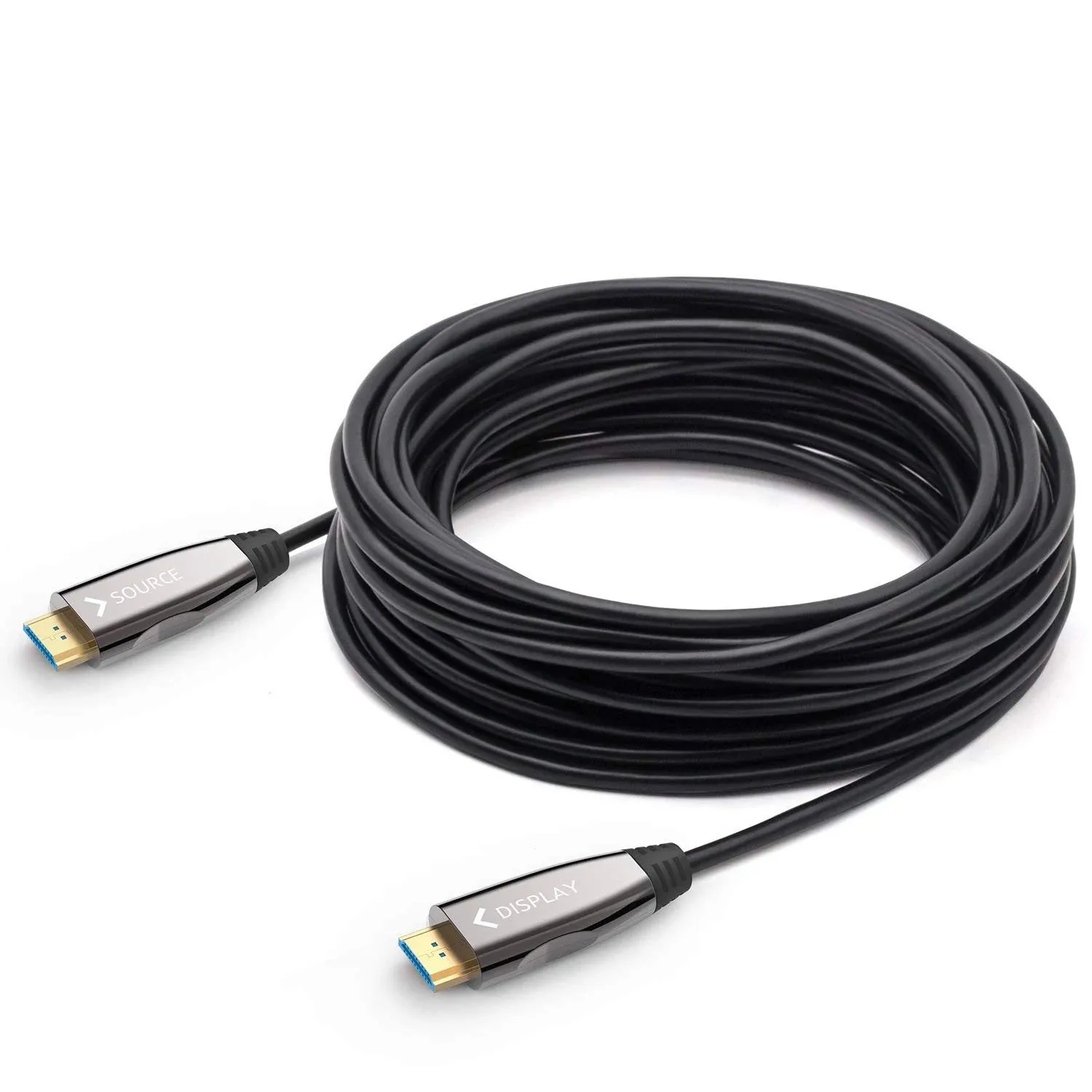 DELONG Fiber Optic HDMI Cable 65ft, Long HDMI Cable Support 4K UHD 60Hz at 18.2Gbps Ultra high Speed,Support 4K UHD/HDR/HDTV/3D IMAX/Dolby Vision 20m