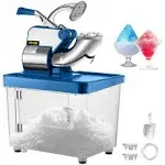 VEVOR Commercial Ice Crusher Electric Snow Cone Machine 110V 300W New SBJ300XTDBK000001V1 Black