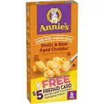 Annie's Real Aged Cheddar Macaroni & Cheese Pasta