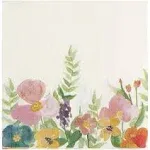 Juvale 100-Pack Floral Paper Napkins