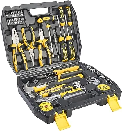 DOWELL Tool Set Tool Kit 62PCS Homeowner Tool Set Wrench Pliers Screwdriver Set Repair Tool Kit