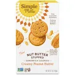 Simple Mills Creamy Peanut Butter Stuffed Sandwich Cookies 6.7 oz