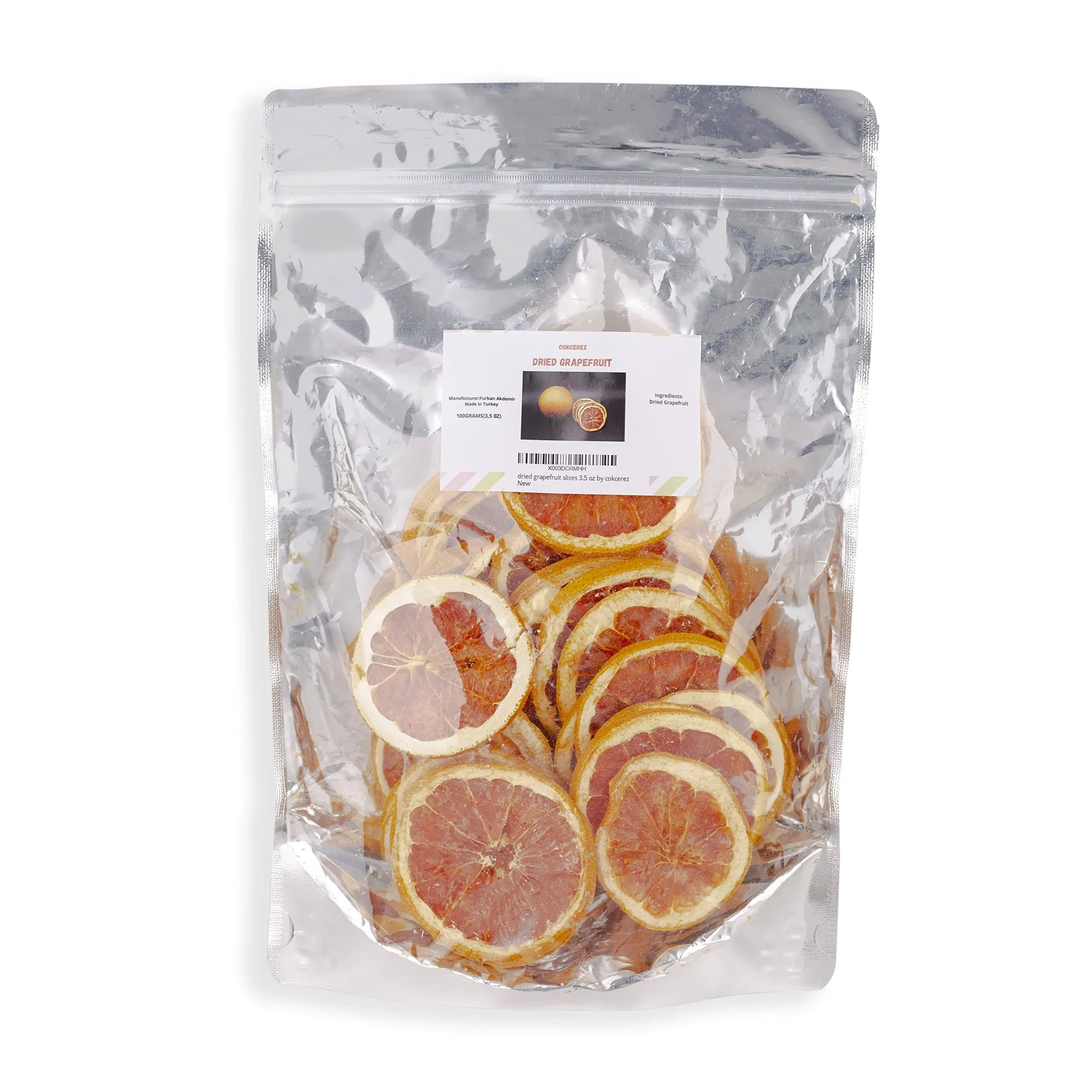 Dried Grapefruit Slices by Cokcerez 3.5oz (100g)