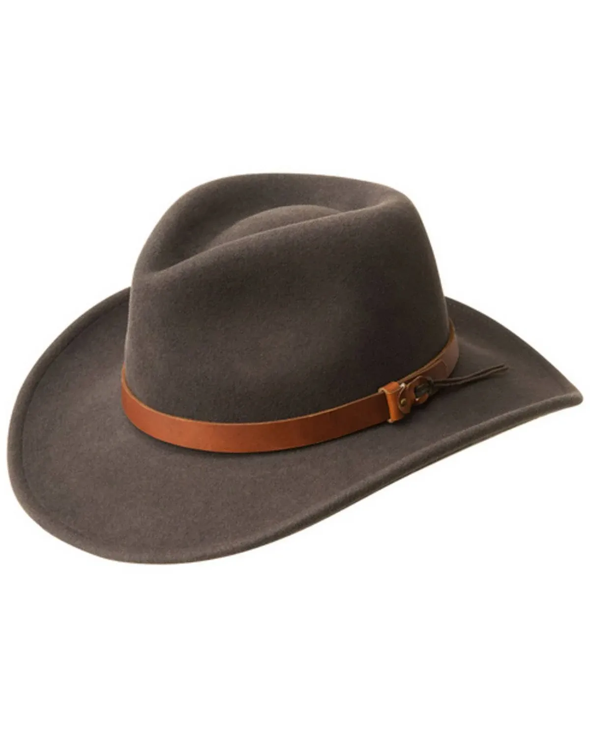 Bailey Men's Caliber Leather Trim Cowboy Hat