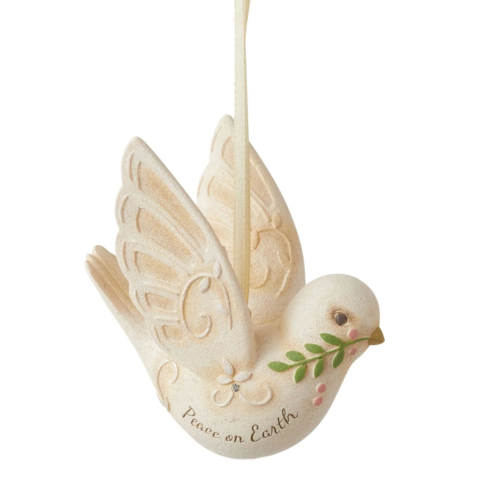 Enesco Foundations Peace on Earth Dove Ornament