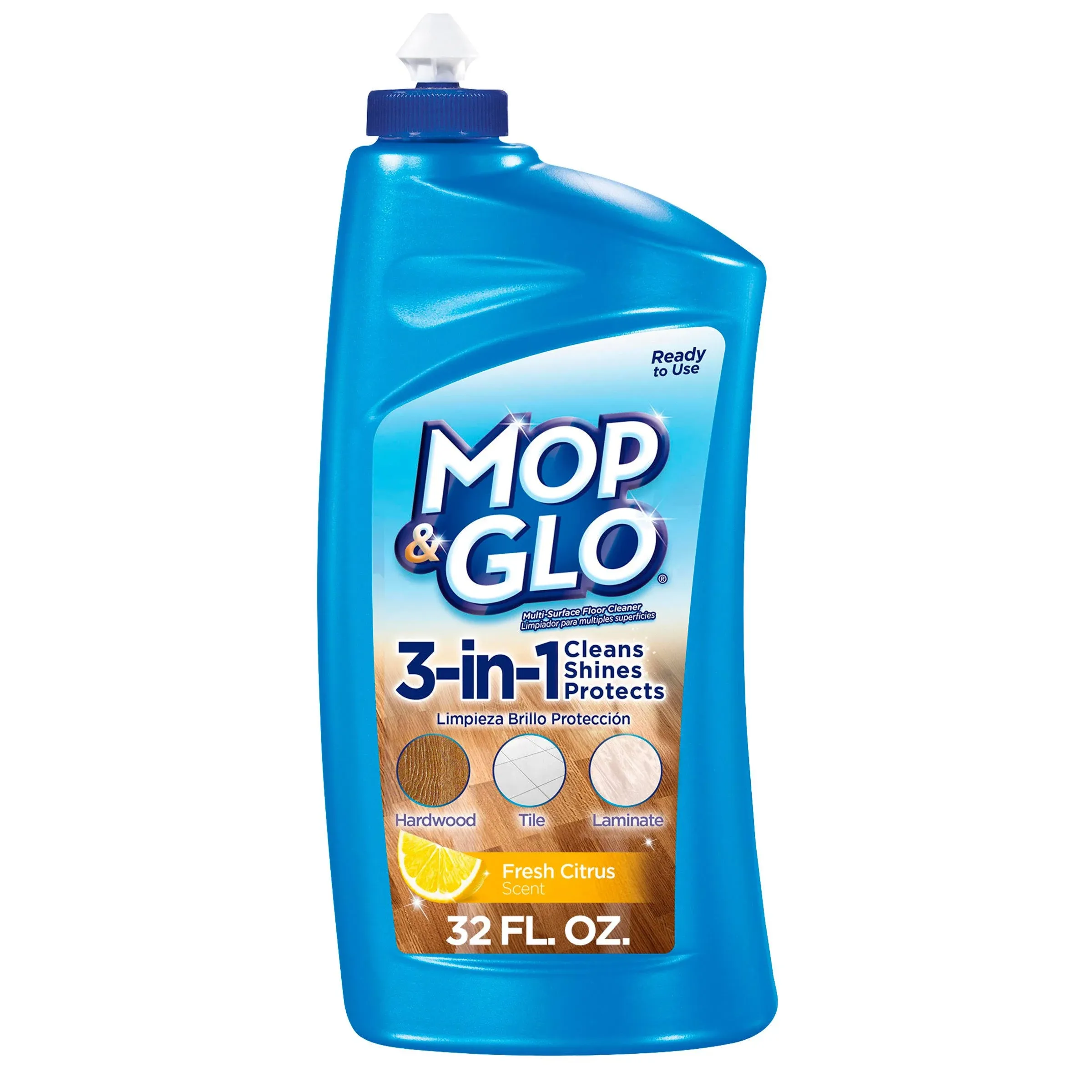 Mop & Glo Professional Multi-Surface Floor Cleaner Fresh Citrus 64 oz (Pack of 2)