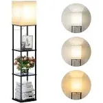 Modern Square Homekit Floor Lamp With Shelves, 3 Temperature Bulbs, Corner Display, And Bookshelf Lamp   Y240820 From Honey_fruit_tree1, $15.64 | DHgate.Com