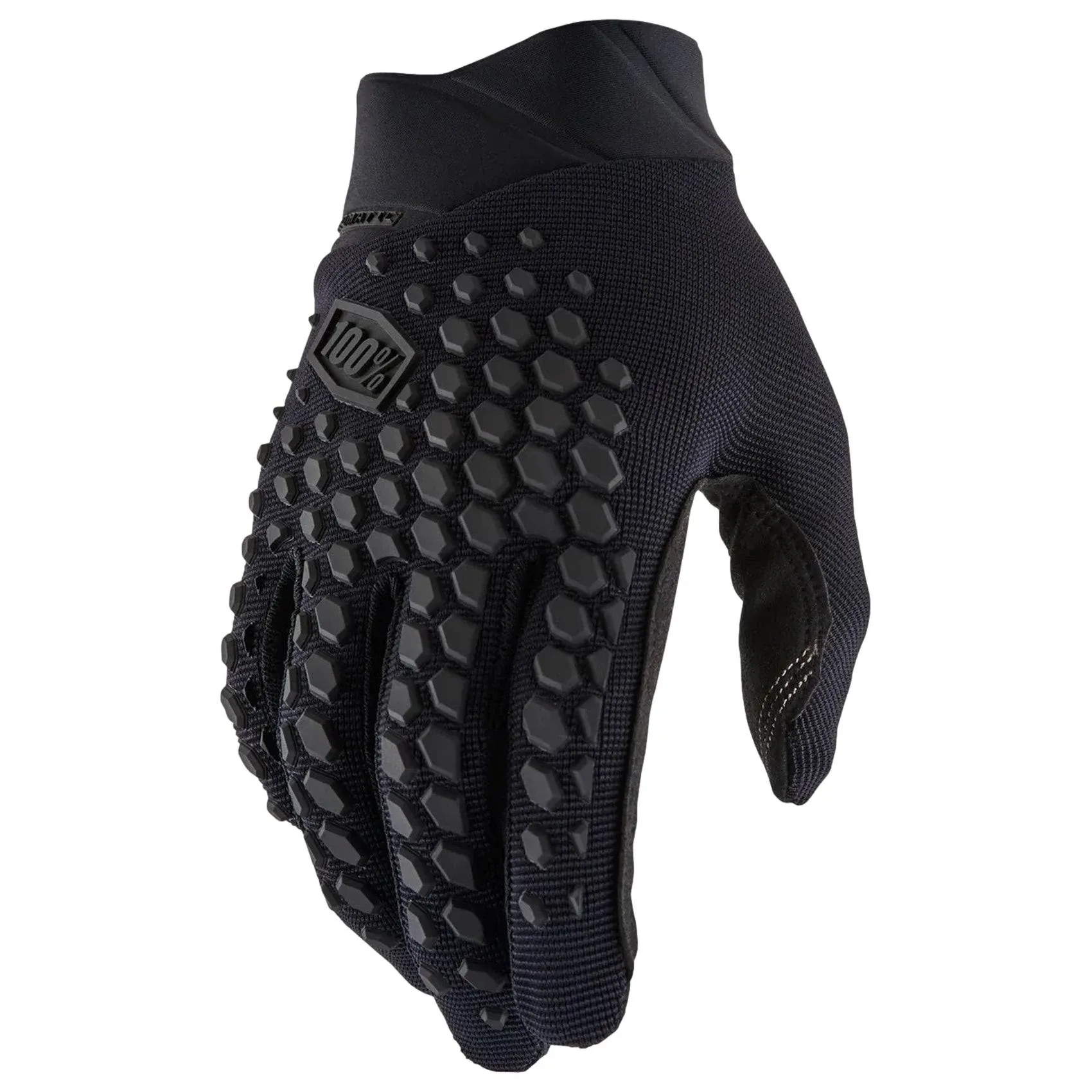 100% Geomatic Black Charcoal Gloves