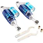 Mallofusa 11 inch 280mm Pair Motorcycle Shock Absorber Rear Suspension Universal Compatible for Honda Suzuki Yamaha Kawasaki ATV Go Kart Quad Dirt