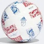 Adidas MLS Club Ball White/Solar Red / 5