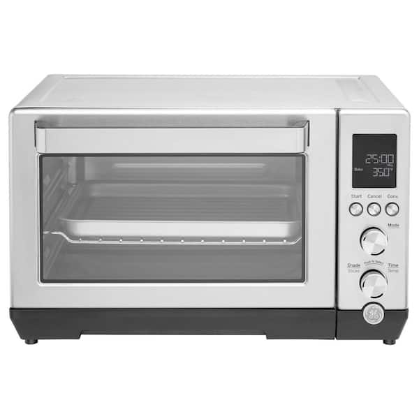 GE 6-Slice Stainless Steel Convection Toaster Oven with Quartz Heating Element and 7 Cook Modes G9OCABSSPSS