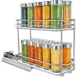 LYNK PROFESSIONAL Pull Out Spice Rack Organizer for Cabinet