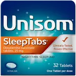 Unisom Nighttime Sleep-Aid SleepTabs - 32 Tablets