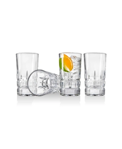 Godinger
Crosby Square Highball Glasses, Set of 4