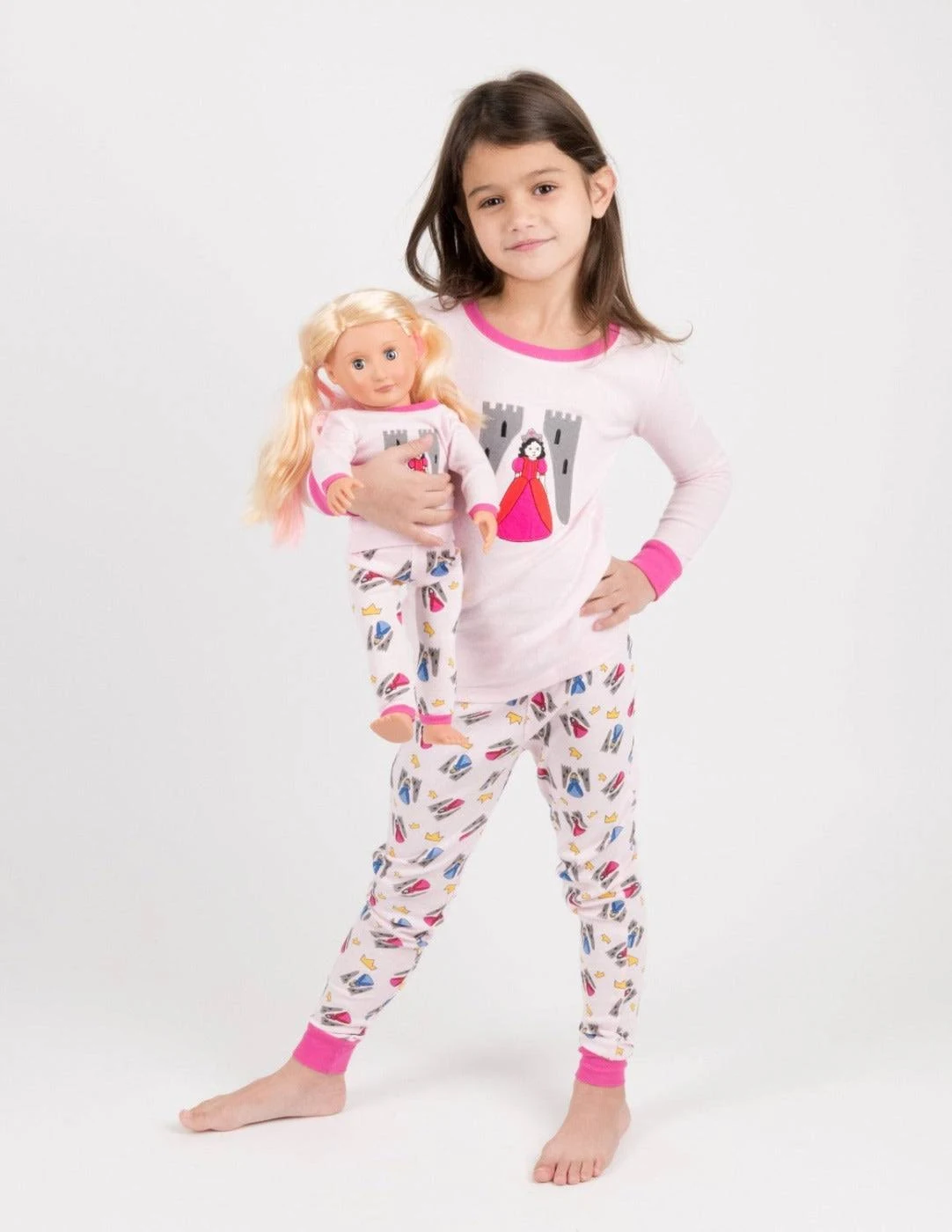 Leveret Girls and Doll Cotton Pajamas