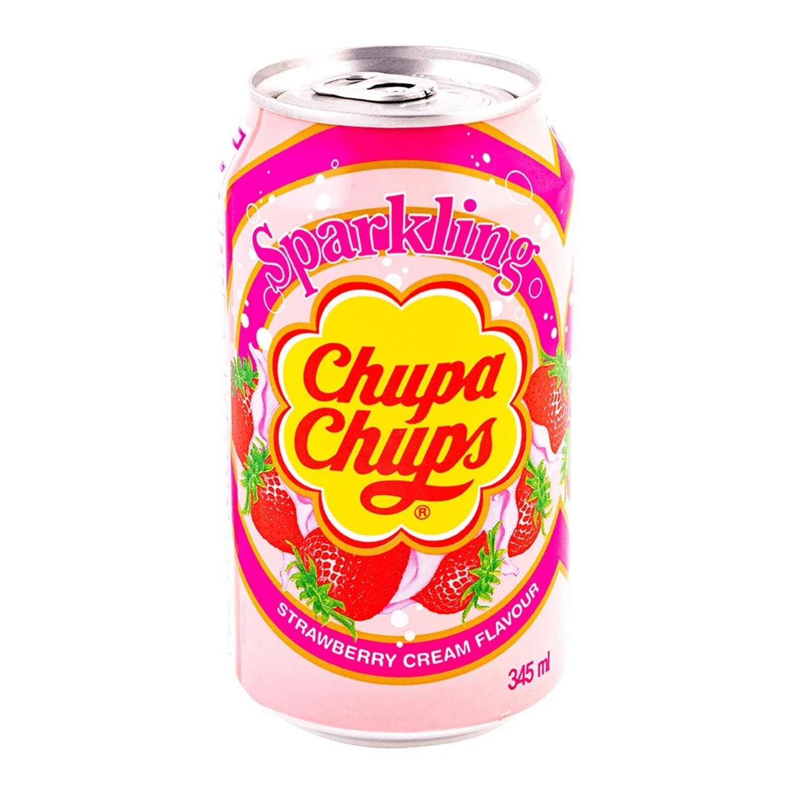 Chupa Chups Sparkling Strawberry & Cream Soda