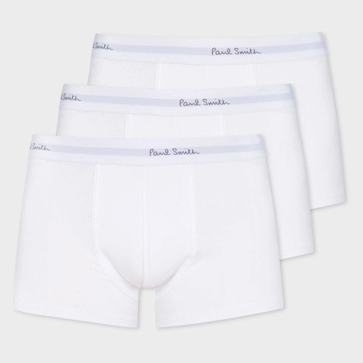 Paul Smith White 3 Pack Trunks - S