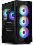 Zalman i3 NEO TG ATX Gaming PC Computer Case - 4 x 120mm Infinity Mirror ARGB...