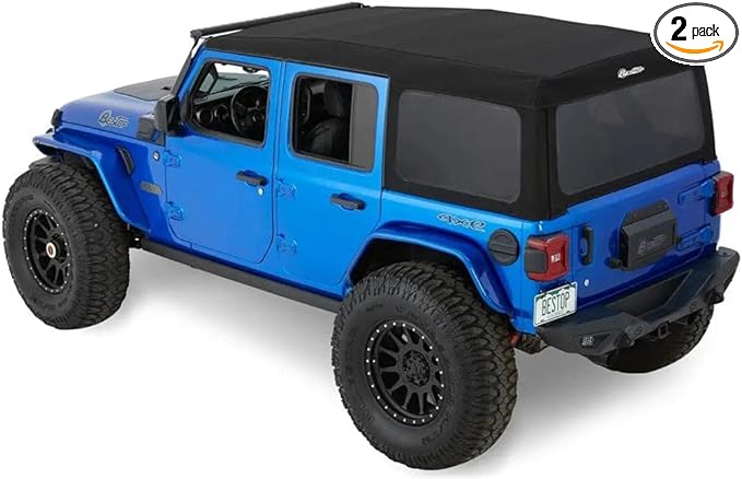 Bestop Supertop - '18-23 Wrangler JL 4-Door (Black Diamond)Bestop Supertop - '18-23 Wrangler JL 4-Door (Black Diamond)