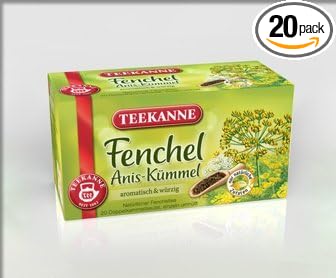 3x boxes TEEKANNE Fennel, Anise &amp; Caraway Tea 🍵 Genuine from Germany ✈ TRACKED