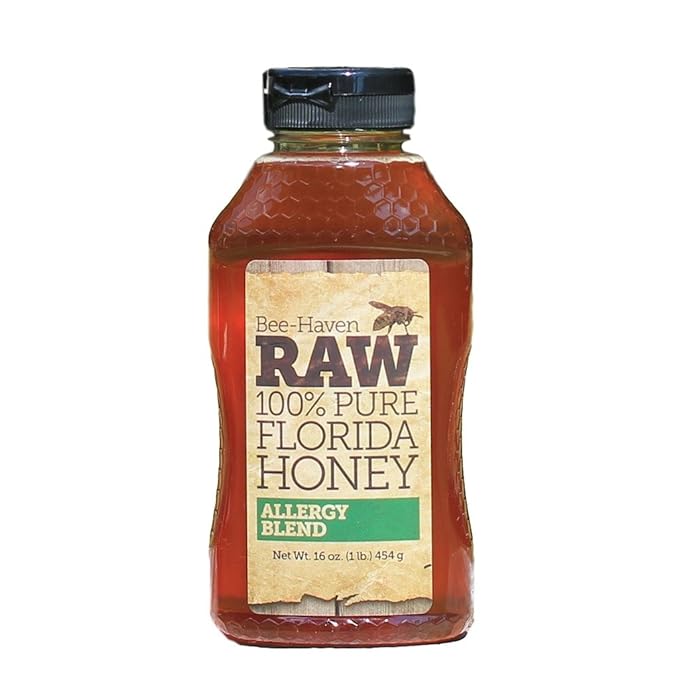 Bee-Haven Farm Raw 100% Pure Allergy Blend Honey