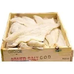 Baccala Salt Cod, 4 LBS, Wild caught Canadian by Robert Wholey & Co.