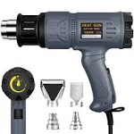 Seekone 1800W Heat Gun With Variable Temperature Control And 4 Nozzles