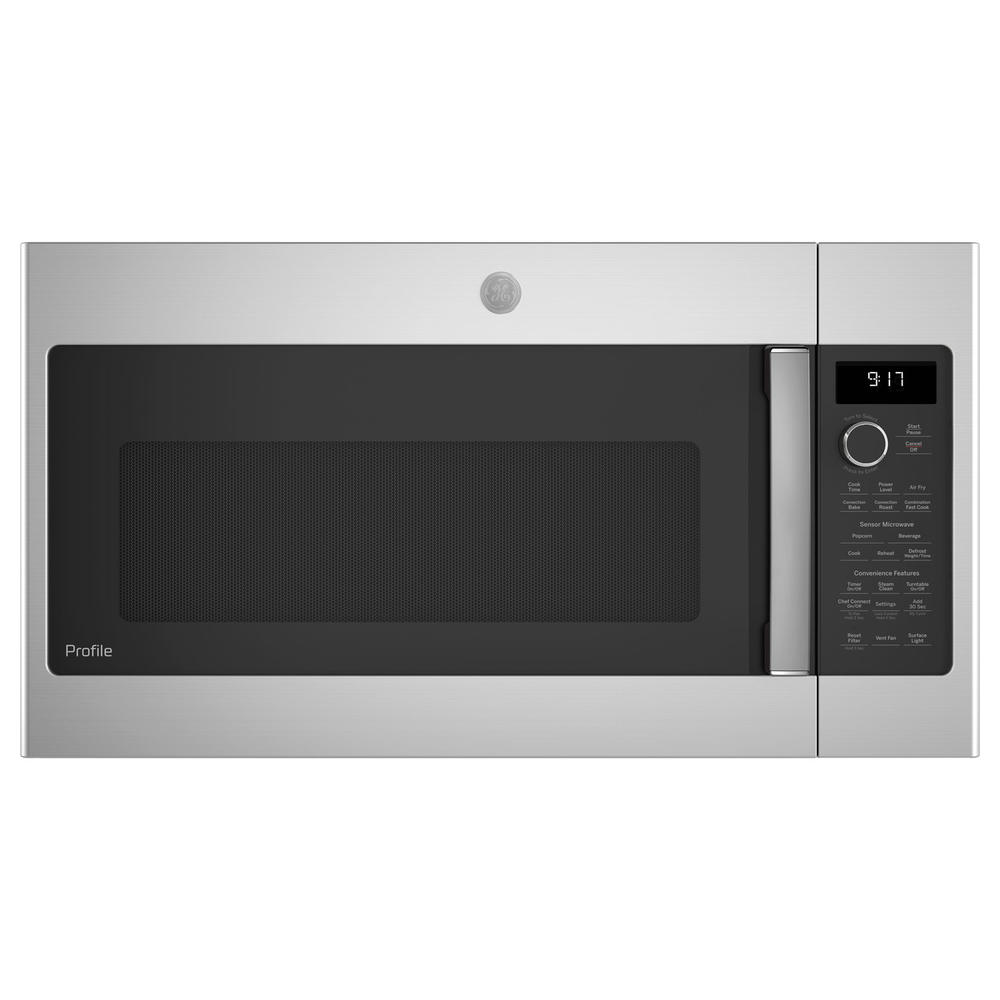 GE Profile 1.7 Cu. ft. Convection Over-the-Range Microwave Oven Stainless Steel