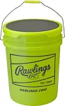 Rawlings Softball 6-Gallon Bucket (Bucket Only), 6 Pack