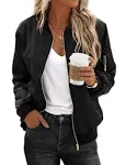 Zeagoo Women's Classic Quilted Bomber Jacket